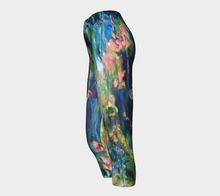 Load image into Gallery viewer, Dancing in Blue Capris Leggings