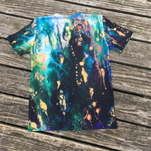 Load image into Gallery viewer, Blue Gold All-over print Art Shirt, regular style