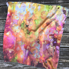 Load image into Gallery viewer, Everything Gold Square Silk Scarf