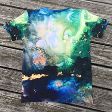 Load image into Gallery viewer, 'From the Stars' All-over-print Art-shirt Fitted style