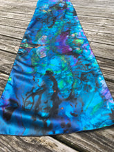 Load image into Gallery viewer, Ocean Dreams Long Silk Scarf
