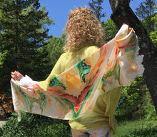 Load image into Gallery viewer, Golden Age Long Silk Scarf
