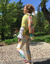 Load image into Gallery viewer, Golden Age Long Silk Scarf