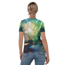 Load image into Gallery viewer, 'From the Stars' All-over-print Art-shirt Fitted style