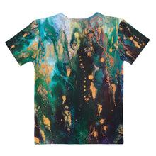 Load image into Gallery viewer, Blue Gold All-over print Art Shirt, regular style
