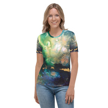 Load image into Gallery viewer, 'From the Stars' All-over-print Art-shirt Fitted style