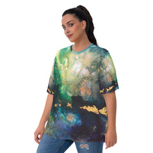 Load image into Gallery viewer, 'From the Stars' All-over-print Art-shirt Fitted style