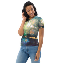 Load image into Gallery viewer, 'From the Stars' All-over-print Art-shirt Fitted style