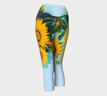 Load image into Gallery viewer, Sunflower Goddess Yoga Capris