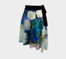 Load image into Gallery viewer, Indigo Dancers Wrap Skirt