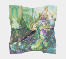 Load image into Gallery viewer, Dreamy Goddess Silk Square Scarf