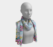 Load image into Gallery viewer, Orchid Bliss Long Silk Scarf