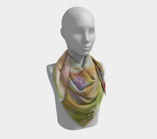 Load image into Gallery viewer, Everything Gold Square Silk Scarf