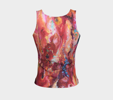 Load image into Gallery viewer, Devas of Summer Fitted Tank Top, long cut