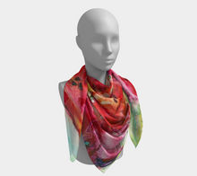 Load image into Gallery viewer, Tulip Silk Square - Ethereal Magical Beauty