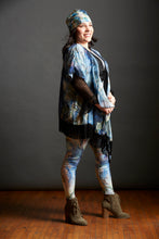 Load image into Gallery viewer, Dragon Magic Drape with black fringes