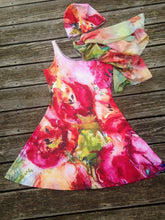 Load image into Gallery viewer, Spring Goddess Flare Dress - like a bouquet of flowers!