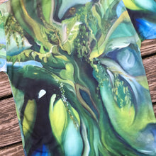 Load image into Gallery viewer, All-over print Art-shirt "Tree Whisperer", Fitted style