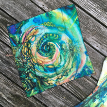 Load image into Gallery viewer, Ocean Joy Silk Square Scarf