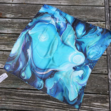 Load image into Gallery viewer, Galactic Beginning Silk Square Scarf
