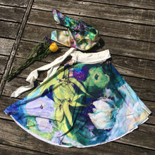 Load image into Gallery viewer, Indigo Dancers Wrap Skirt