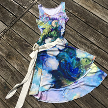 Load image into Gallery viewer, Indigo Dancers Wrap Skirt