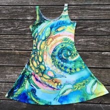 Load image into Gallery viewer, Ocean Goddess Flare Dress