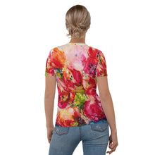 Load image into Gallery viewer, All-Over Print 'Tulip Dream' Art-shirt, Fitted style