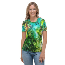 Load image into Gallery viewer, All-Over Print 'Forest Dreams' Art-shirt, fitted style