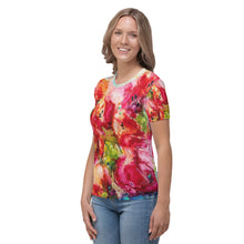 Load image into Gallery viewer, All-Over Print 'Tulip Dream' Art-shirt, Fitted style