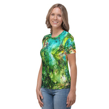 Load image into Gallery viewer, All-Over Print 'Forest Dreams' Art-shirt, fitted style