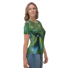 Load image into Gallery viewer, All-over print Art-shirt "Tree Whisperer", Fitted style