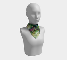 Load image into Gallery viewer, Forest Elven Song Silk Square scarf