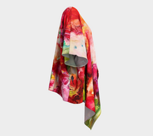 Load image into Gallery viewer, Spring Goddess Drape with natural white or black fringes