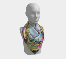 Load image into Gallery viewer, Orchid Bliss Silk Square Scarf