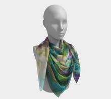 Load image into Gallery viewer, Dreamy Goddess Silk Square Scarf