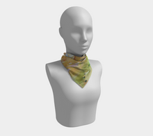 Load image into Gallery viewer, Everything Gold Square Silk Scarf
