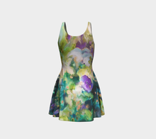 Load image into Gallery viewer, Monet's Garden Flare Dress