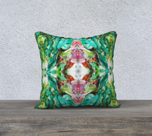 Load image into Gallery viewer, Emerald Dream Pillow Case 18" x 18"
