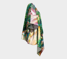 Load image into Gallery viewer, Tree of Life Drape with natural white or black fringes