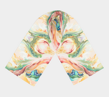 Load image into Gallery viewer, Golden Age Long Silk Scarf
