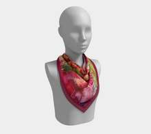 Load image into Gallery viewer, Tulip Silk Square with border - Pure Magical Elegance