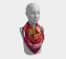 Load image into Gallery viewer, Tulip Silk Square with border - Pure Magical Elegance