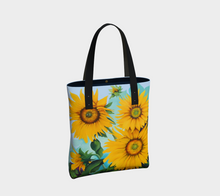 Load image into Gallery viewer, Glorious Sunflower Urban Tote Bag