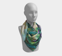 Load image into Gallery viewer, Dreamy Goddess Silk Square Scarf