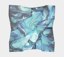Load image into Gallery viewer, Galactic Beginning Silk Square Scarf
