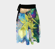 Load image into Gallery viewer, Indigo Dancers Wrap Skirt