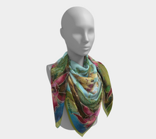 Load image into Gallery viewer, Jungle Queen Square Scarf by Bettina