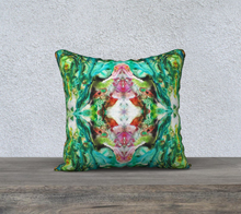 Load image into Gallery viewer, Emerald Dream Pillow Case 18" x 18"