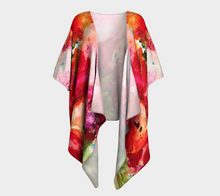 Load image into Gallery viewer, Spring Goddess Drape with natural white or black fringes